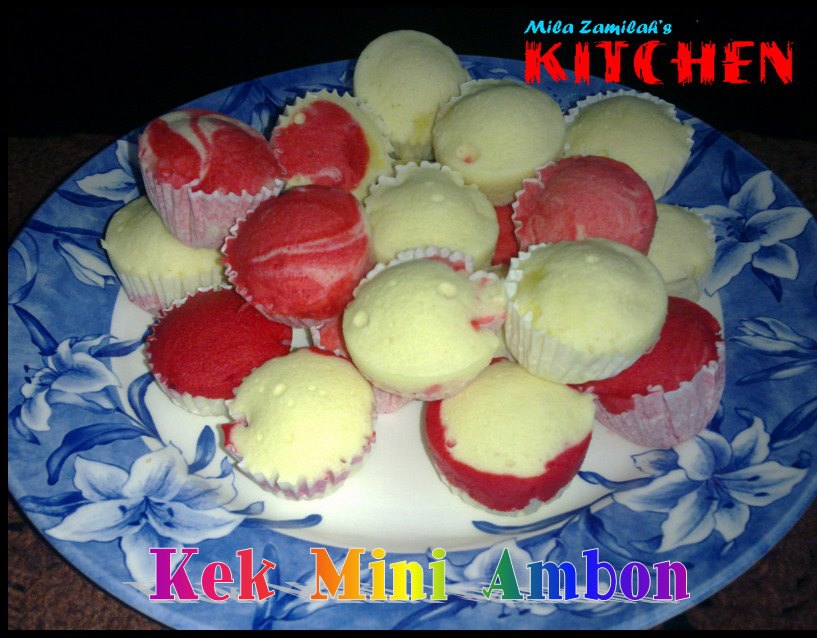Mila Zamilah's Kitchen: KEK MINI AMBON