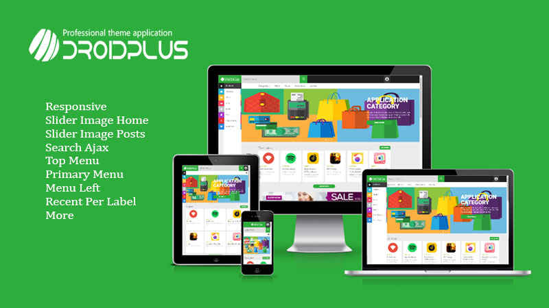 Droidplus Responsive Blogger Template