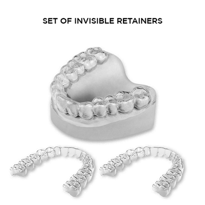 Set of Invisible Retainers