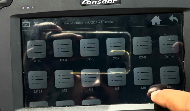 برنامه Lonsdor K518 Pro 2020 مزدا 6 کلید هوشمند 2