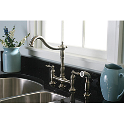 Bridge Faucet With Sprayer9