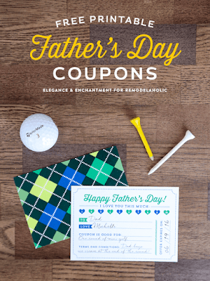 Cutest little fathers day gift! A custom coupon booklet.