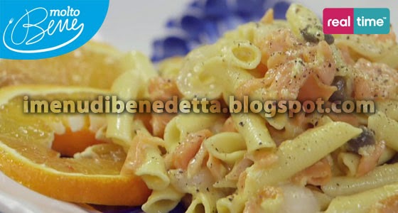 Carbonara di Pesce con Trota Salmonata all'Arancia di Benedetta Parodi