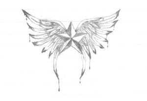 Nice Star Tattoos With Image Tattoo Designs Especially Star Wings Tattoo Picture 4