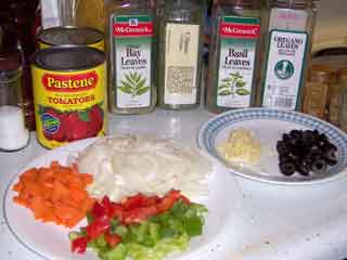 Chicken cacciatore ingredients