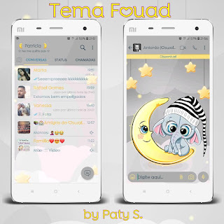 Moon & Elephant Sleep Theme For YOWhatsApp & Fouad WhatsApp By Patricia