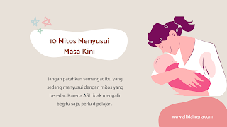 Mitos dan fakta dari ibu menyusui