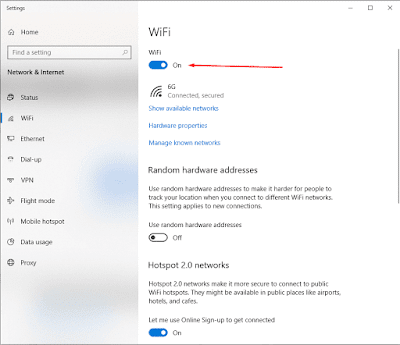 Cara Mengaktifkan WiFi Internet di Windows 10