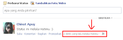 Cara Update Status Facebook Melalui Aplikasi Sendiri