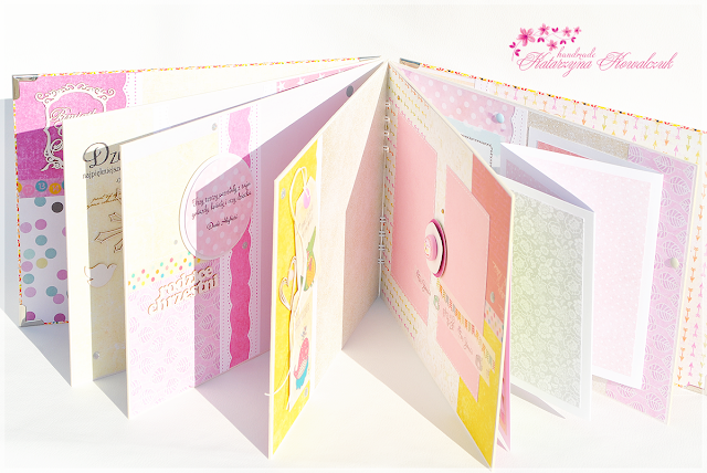 Album Pamiątka Chrztu Świętego scrapbooking