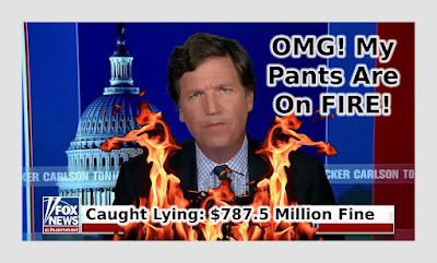 Tucker Carlson - Liar, Liar, Pants on Fire - meme - gvan42