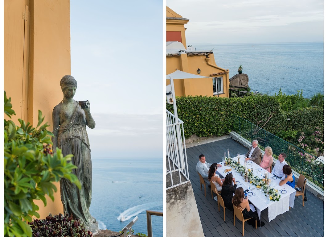 Villa Magia wedding dinner