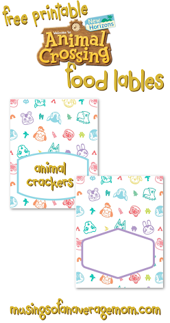 Animal Crossing Birthday Printables