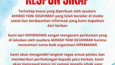 "Hilangkan Kasus Pelecehan seksual dan tidak melindungi pelaku dengan tetap diam"