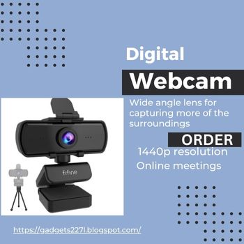 Affordable FIFINE 1440p Webcam