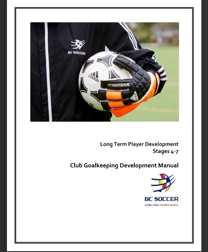 Club Goalkeeping Development Manual PDF