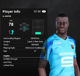 PES 2021 Faces Alfred Gomis