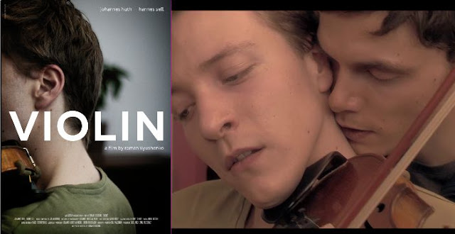 Violín, corto