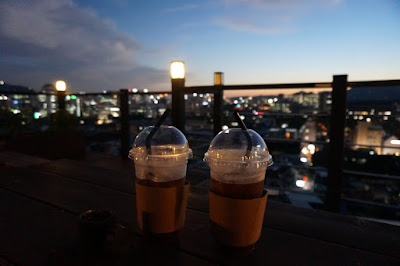 Sunset view @ Cafe Travel Naksan Park