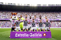 REAL VALLADOLID C. F. Temporada 2023-24. John, Gustavo Henrique, Mamadou Sylla, Stanko Jurić, Boyomo, Kenedy. Monchu, David Torres, Luis Pérez, Sergio Escudero, Iván Sánchez. REAL VALLADOLID C. F. 1 🆚 F. C. CARTAGENA 0 Sábado 16/09/2023, 18:30 horas. Campeonato de Liga de 2ª División, jornada 6. Valladolid, estadio Municipal José Zorrilla: 16.138 espectadores. GOLES: ⚽1-0: 90’, Iván Cédric.