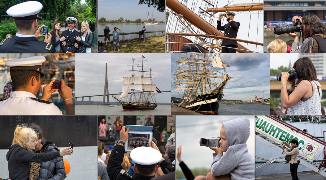 Jour après Jour : Images des bateaux et grands voiliers de l'Armada de Rouen 2019