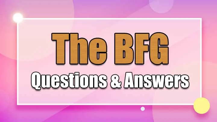 The BFG, Questions & Answers