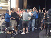 Hugs for Dominik Nitsche after winning Event No. 59 at the 2012 WSOP