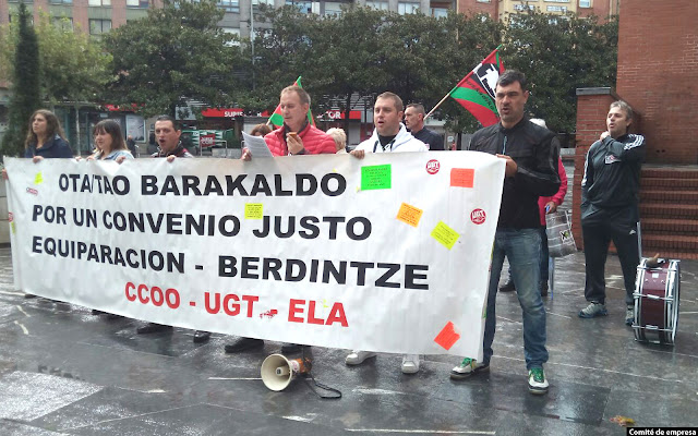 Protesta de los trabajadores de la OTA