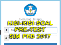 Soal Latihan Post Test Pengembangan Keprofesian Berkelanjutan (PKB) 2017