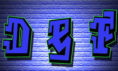DEF Tutorial Graffiti Alphabet Letters