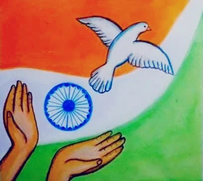 Republic Day Drawings easy 2023 | 26 January Drawings | गणतंत्र दिवस पर ड्राइंग