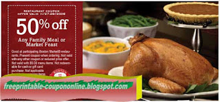 Free Printable Boston Market Coupons