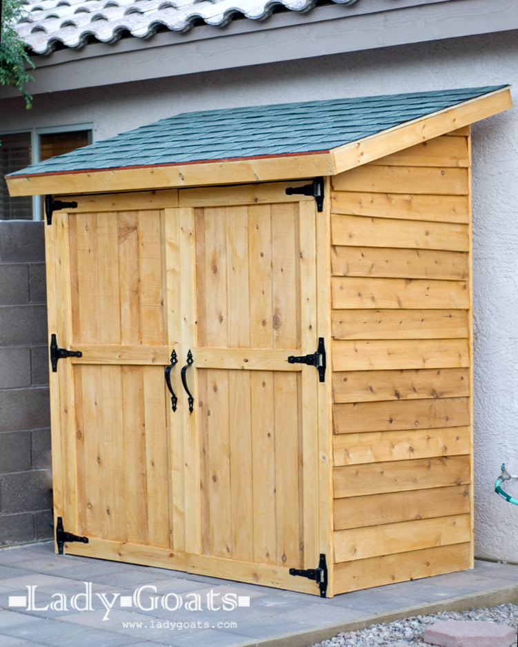 how to build a simple storage shed