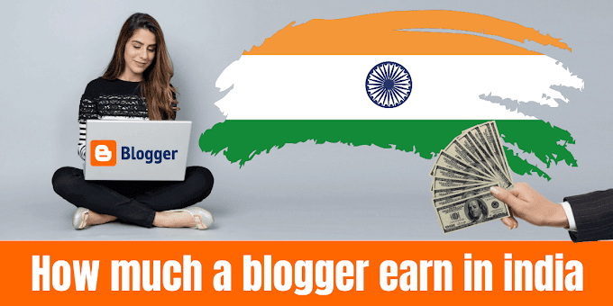 How much a blogger earn in india