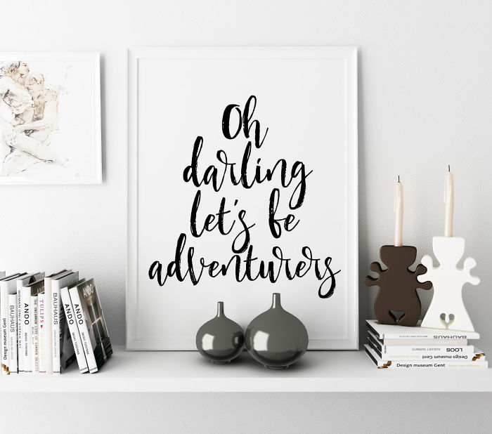 15+ Of The Best Traveler Gift Ideas Besides Actual Plane Tickets - Adventurer Quote Poster