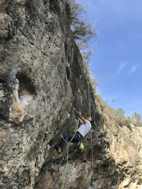 En el final de la travesía de Hostilidades 6c+/7a