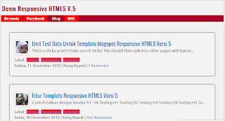 Template Blog SEO Friendly Terbaru 2013