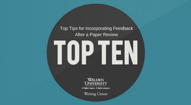 A Text and Graphic intro slide for this blog post including the title of the post and the Walden U logo