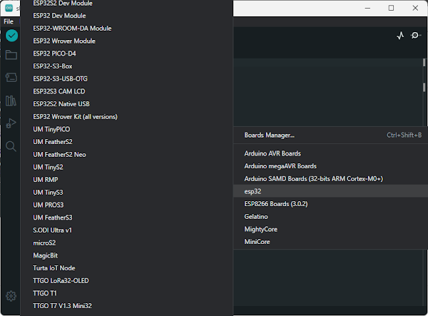    Seperti yang sudah kita bahas di artikel sebelumnya tentang    Cara Install Board ESP32 di Arduino IDE