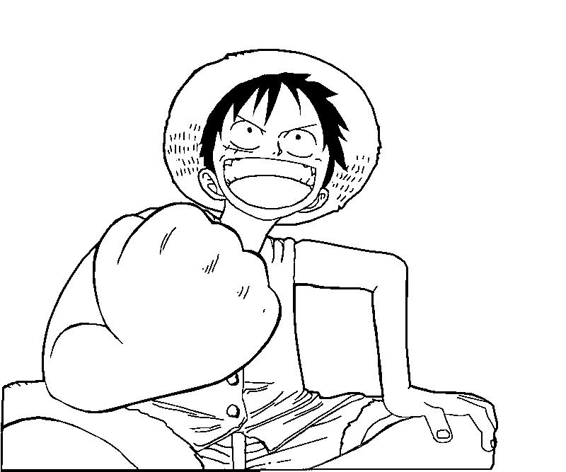 Printable Monkey D Luffy 22 Coloring Page