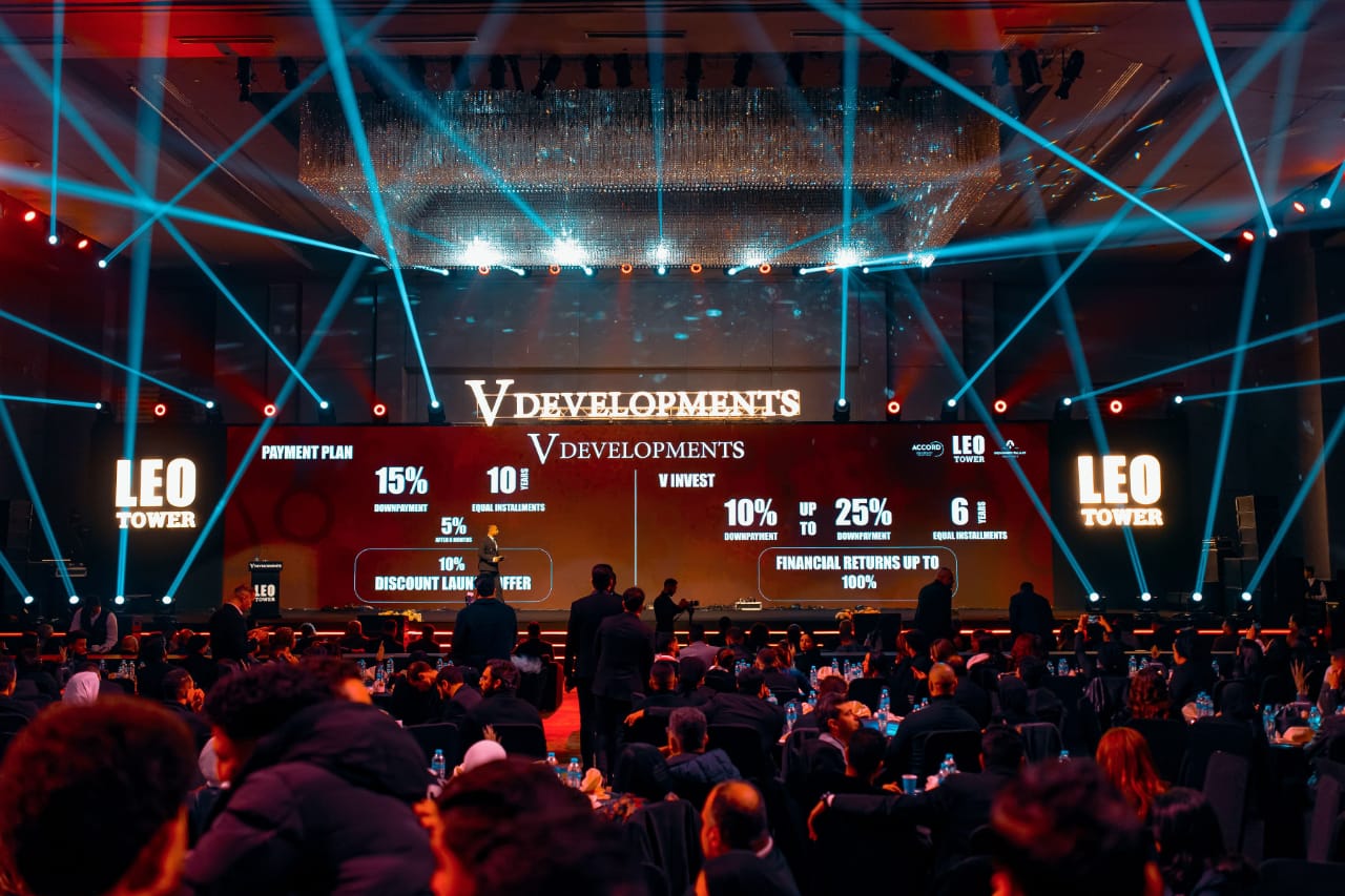 "V DEVELOPMENTS" تطلق مشروع "LEO TOWER" في العاصمة الإدارية باحتفالية كبرى