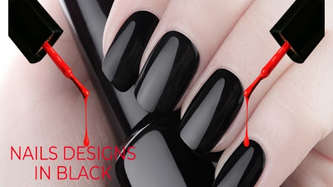 Great Nail Art Designs in Black - Cool New Nail Design Ideas