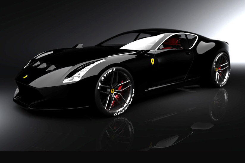 Black Ferrari 612 GTO