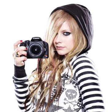 Avril Lavigne Canon Photoshoot