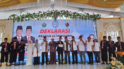Pondok Pesantren Hidayatulloh Al Muhajirin, Bangkalan, Mendeklarasikan Dukungan Paslon Presiden Prabowo Gibran 