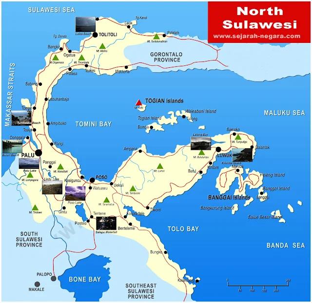 image: Central Sulawesi Map High Resolution