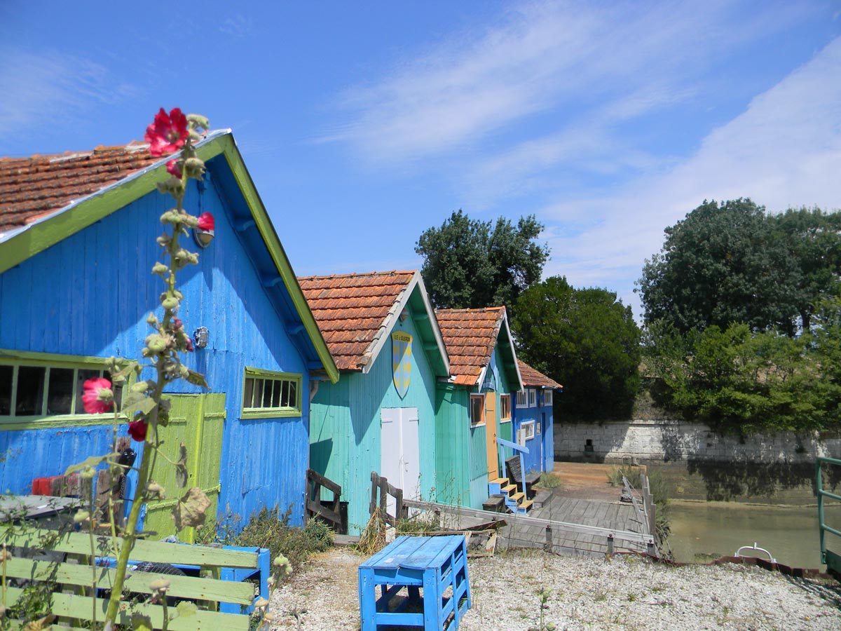 Cabanes ostréicoles, Château d'Oléron 