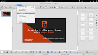 Menyandingkan Impress Remote dengan LibreOffice Impress
