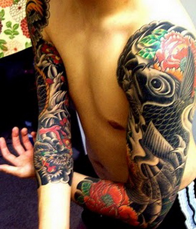 Celtic Sleeve Tattoos on Tattoo Sleeve Oriental Sleeve Japanese Sleeve 