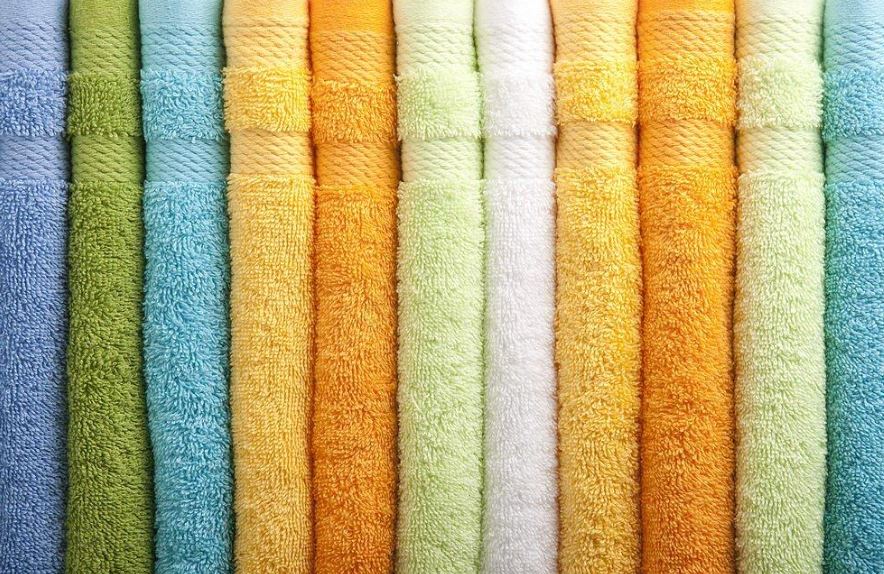 Colored towel benefits over white towels